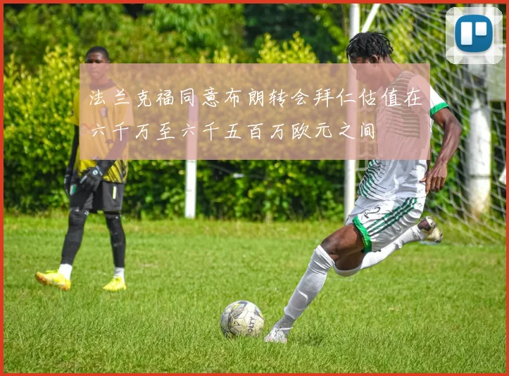 法兰克福同意布朗转会拜仁估值在六千万至六千五百万欧元之间